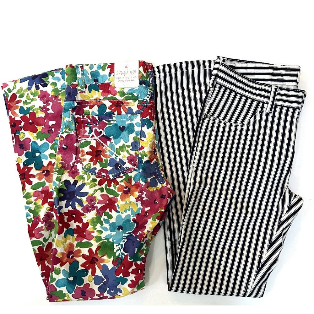 Children's Place Girls Jean bundle size 10 with inside drawstring button…